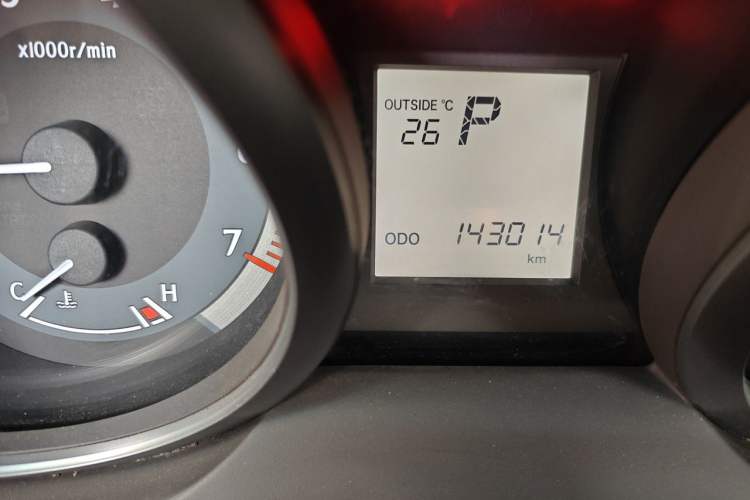 Used Toyota Prado  Odometer Close Up
