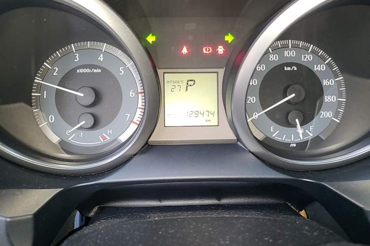 Used Toyota Prado  Odometer Close Up