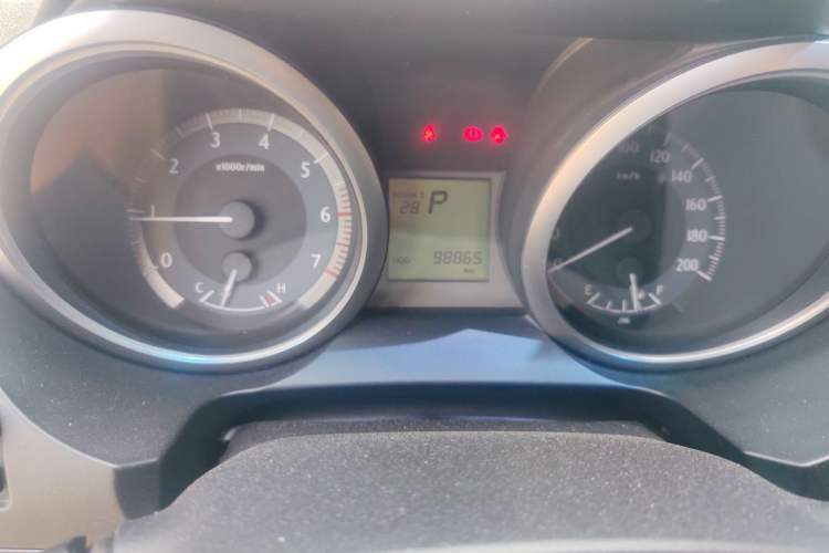 Used Toyota Prado  Odometer Close Up