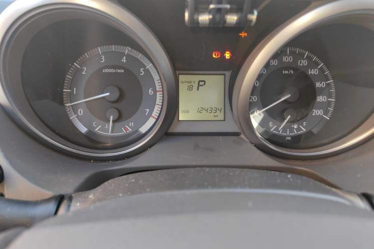 Used Toyota Prado 2015 2.7L Automatic Standard Edition Odometer Close Up