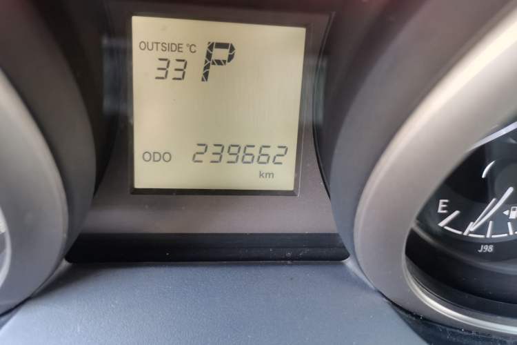 Used Toyota Prado 2015 2.7L Automatic Standard Edition Odometer Close Up