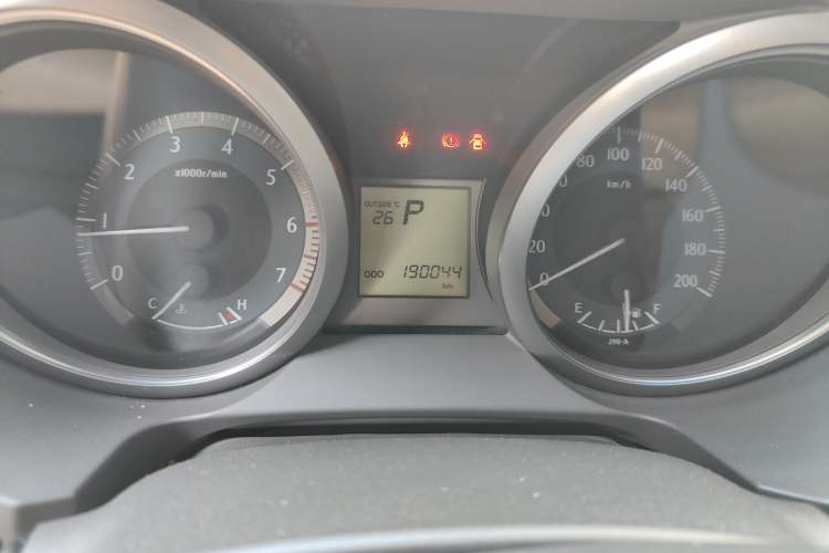 Used Toyota Prado  Odometer Close Up