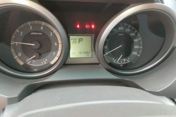 Used Toyota Prado  Odometer Close Up