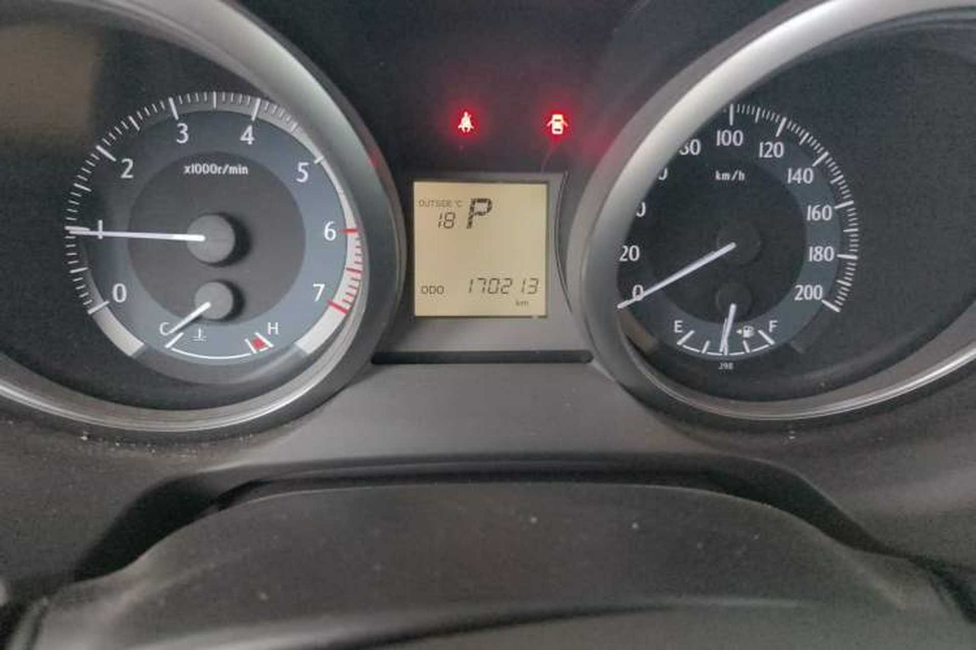 Used Toyota Prado 2015 2.7L Parallel Import Odometer Close Up