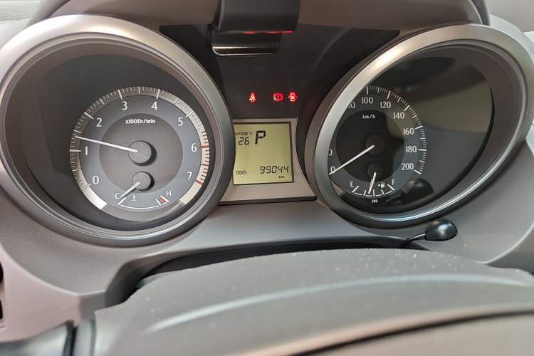 Used Toyota Prado  Odometer Close Up