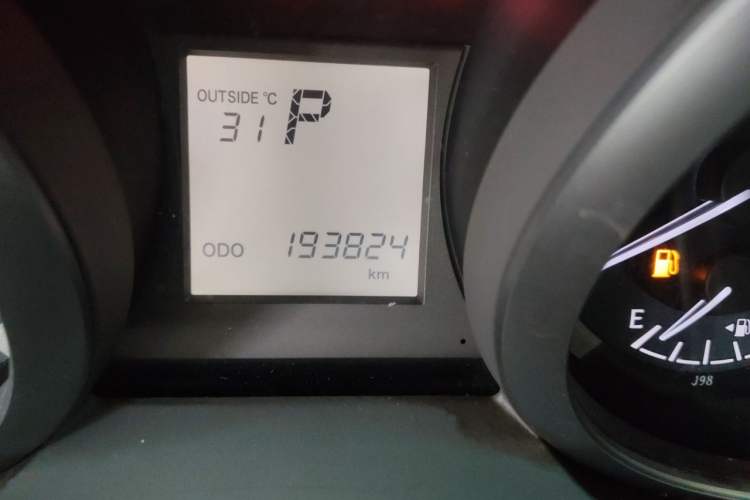 Used Toyota Prado  Odometer Close Up