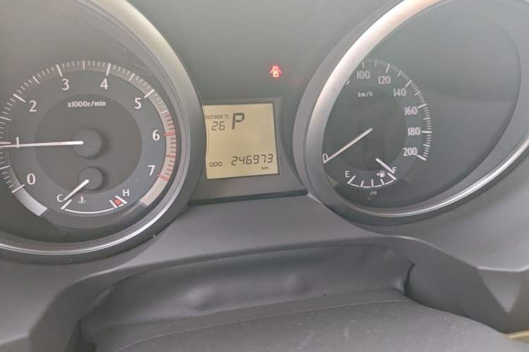 Used Toyota Prado  Odometer Close Up