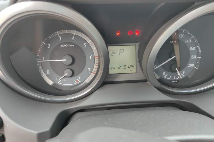 Used Toyota Prado  Odometer Close Up