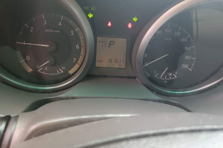 Used Toyota Prado  Odometer Close Up