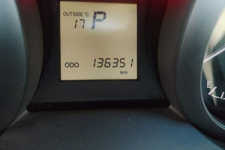 Used Toyota Prado  Odometer Close Up