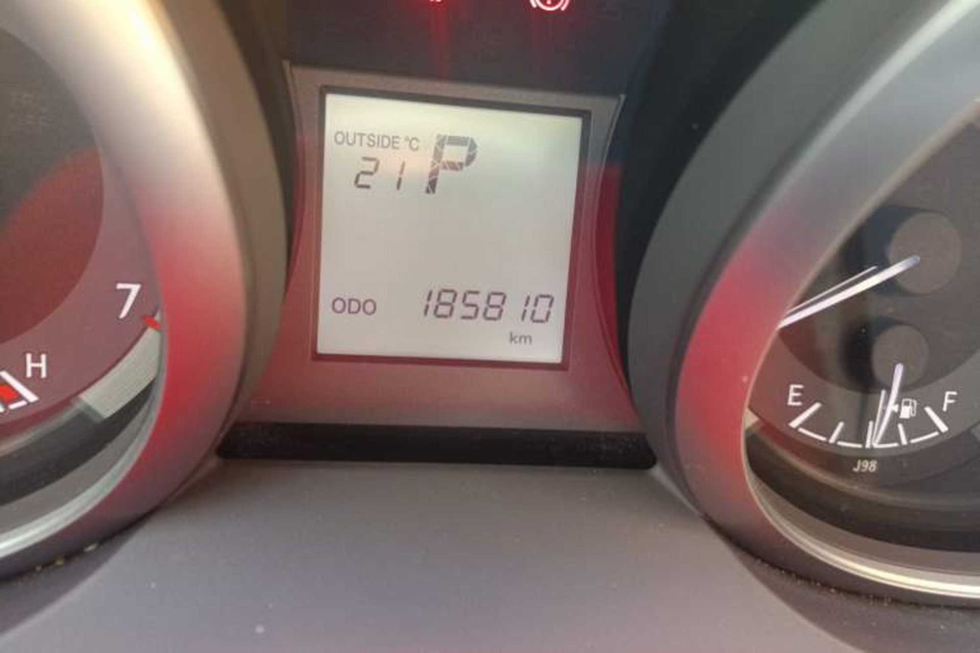 Used Toyota Prado  Odometer Close Up