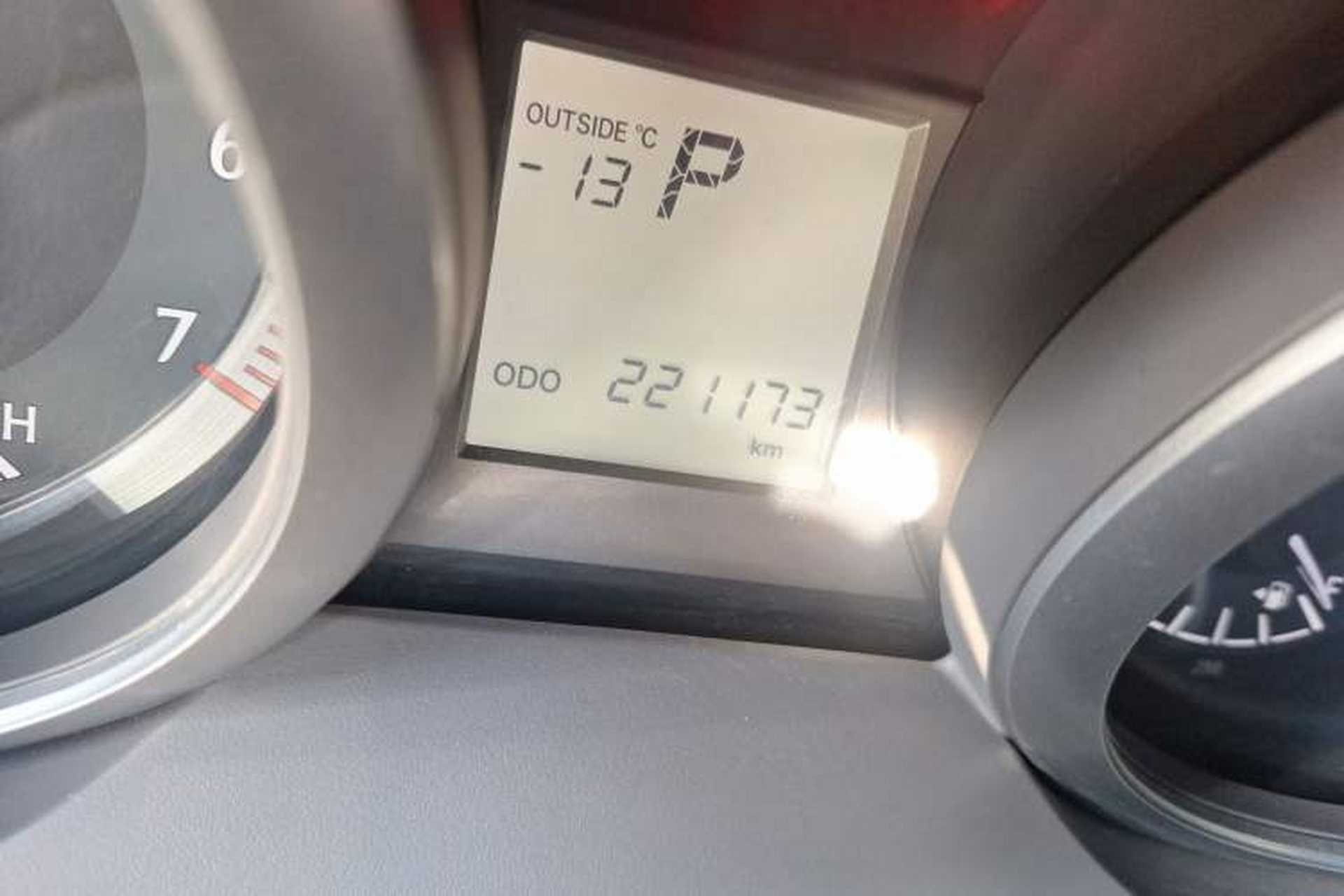 Used Toyota Prado 2015 2.7L 4x4 Gasoline Version 7 Seats U.S. Specification Odometer Close Up