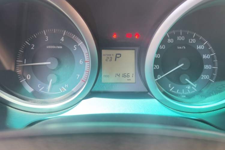 Used Toyota Prado  Odometer Close Up