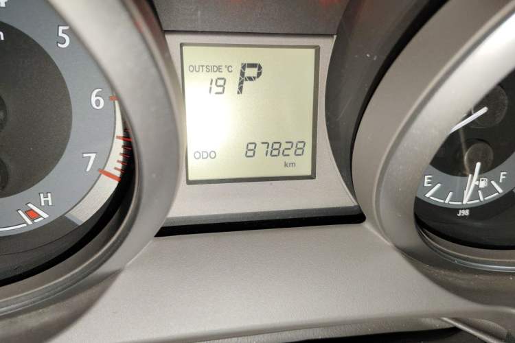 Used Toyota Prado  Odometer Close Up