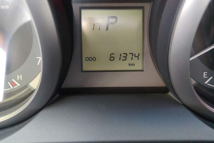 Used Toyota Prado  Odometer Close Up