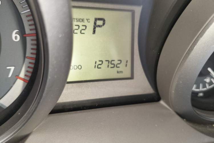 Used Toyota Prado  Odometer Close Up
