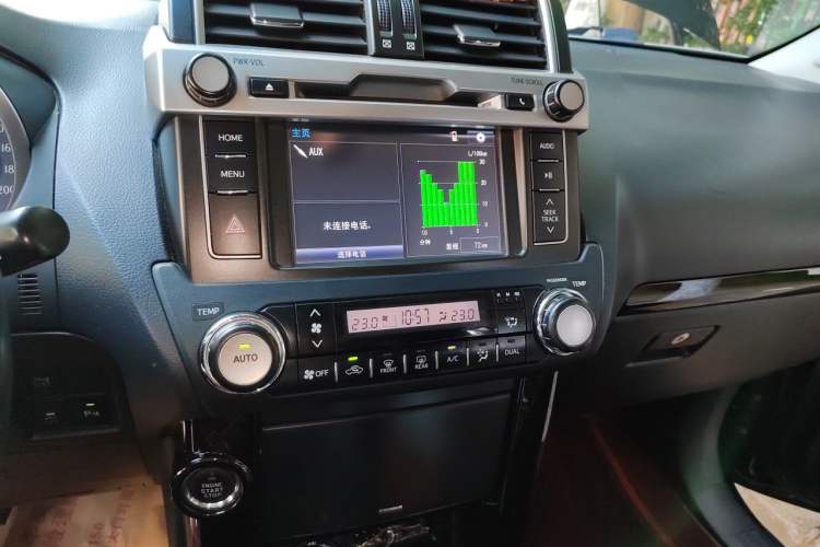 Used Toyota Prado 2016 2.7L Automatic Standard Edition Audio And AC Panel