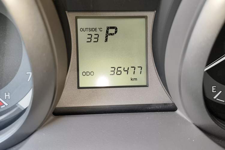 Used Toyota Prado  Odometer Close Up