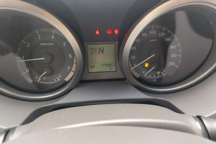 Used Toyota Prado  Odometer Close Up