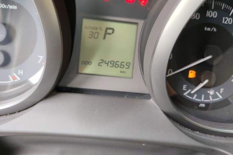 Used Toyota Prado 2016 2700 TX 7-Seater Middle East Version Odometer Close Up