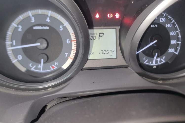 Used Toyota Prado 2016 2.7L Automatic Standard Edition Odometer Close Up