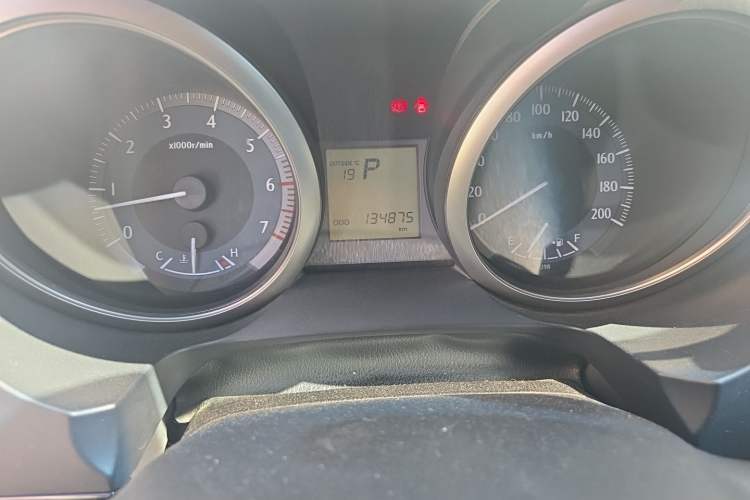 Used Toyota Prado 2016 2.7L Automatic Standard Edition Odometer Close Up