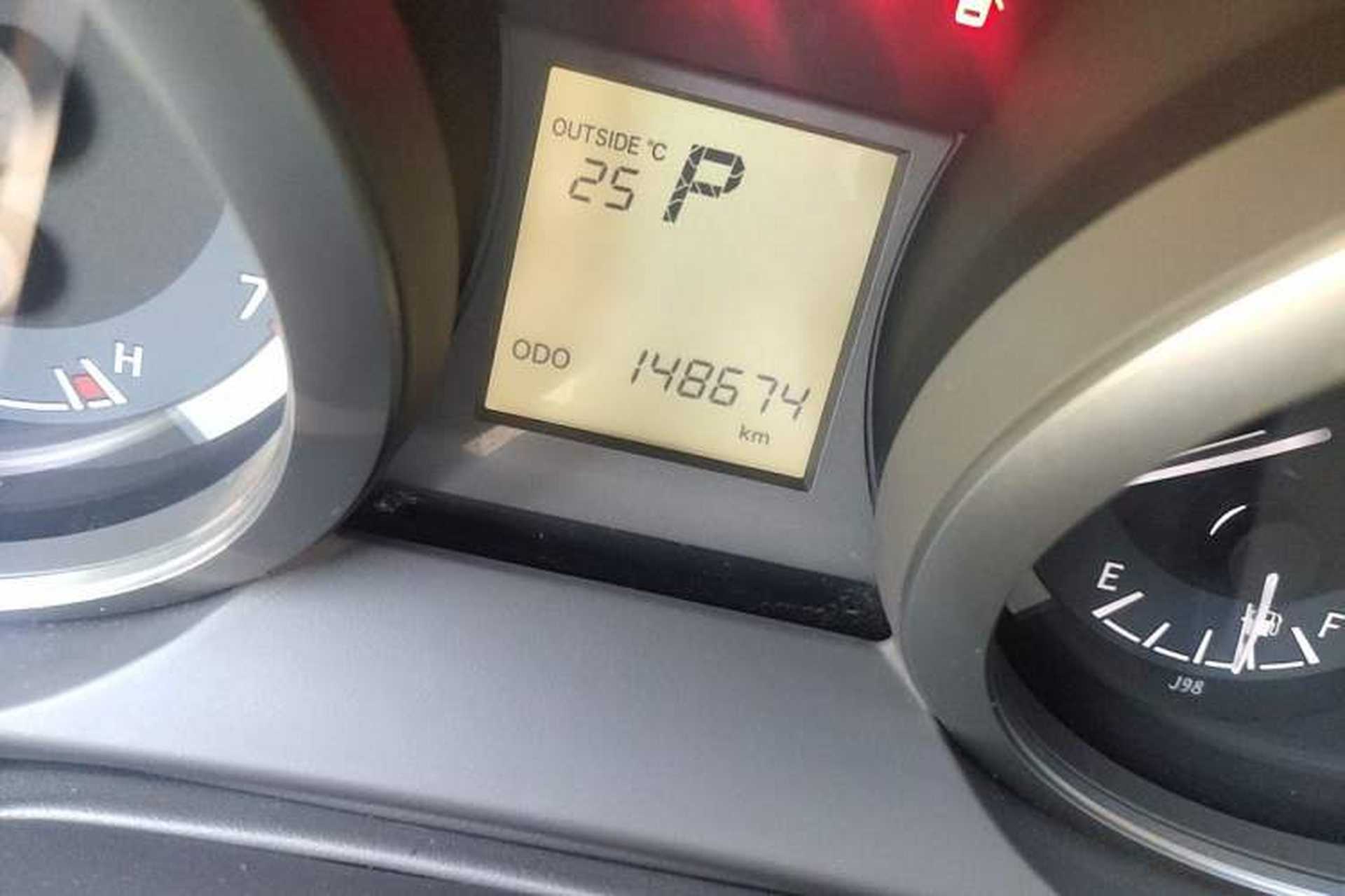 Used Toyota Prado  Odometer Close Up