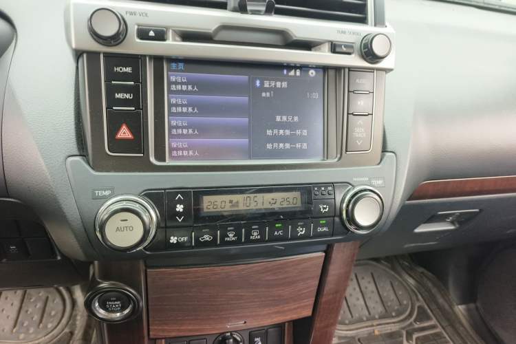 Used Toyota Prado 2016 3.5L Automatic TX-L Audio And AC Panel