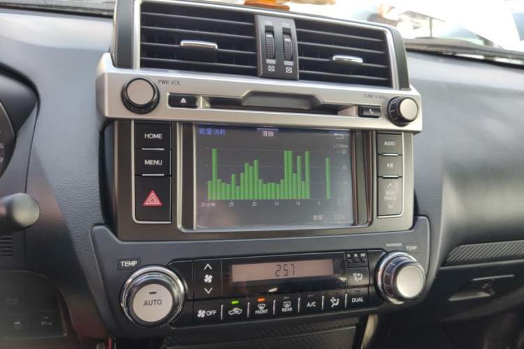 Used Toyota Prado 2016 2.7L Automatic Standard Edition Audio And AC Panel