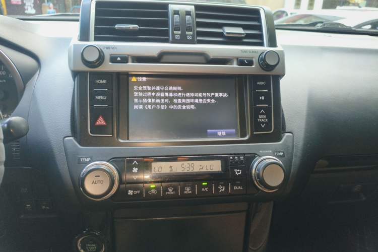 Used Toyota Prado 2016 2.7L Automatic Standard Edition Audio And AC Panel