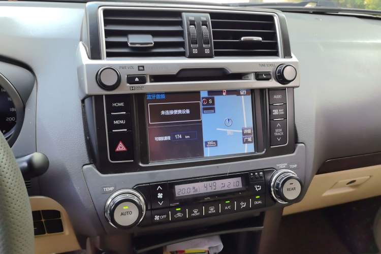Used Toyota Prado 2016 3.5L Automatic TX-L NAVI Audio And AC Panel