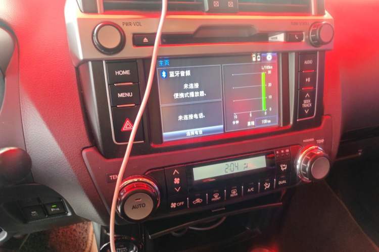 Used Toyota Prado 2016 2.7L Automatic Standard Edition Audio And AC Panel
