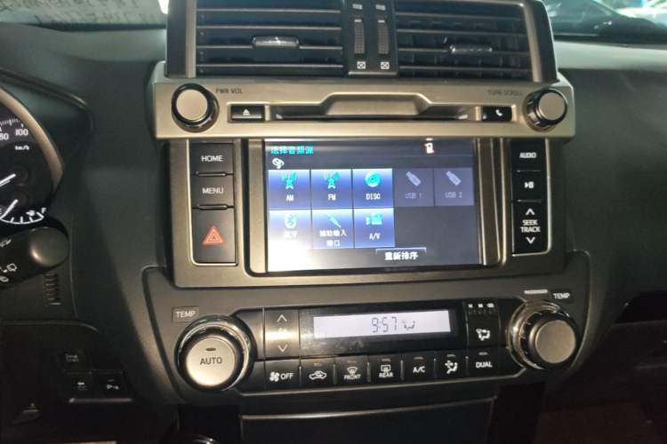 Used Toyota Prado 2016 2.7L Automatic Standard Edition Audio And AC Panel