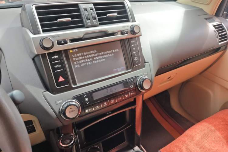 Used Toyota Prado 2016 2.7L Automatic Standard Edition Audio And AC Panel