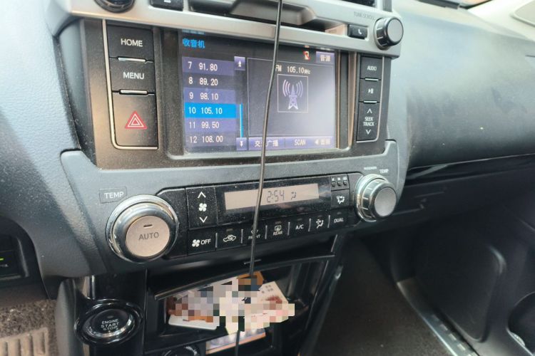 Used Toyota Prado 2016 2.7L Automatic Standard Edition Audio And AC Panel