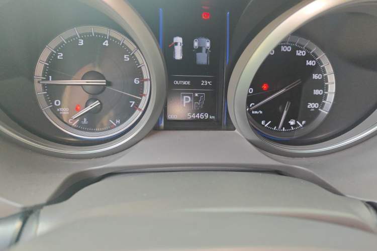 Used Toyota Prado  Odometer Close Up