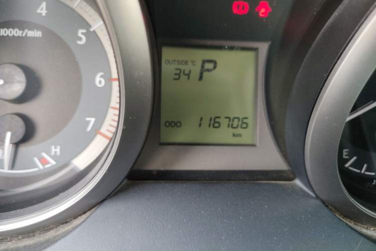 Used Toyota Prado 2016 2.7L Automatic Standard Edition Odometer Close Up