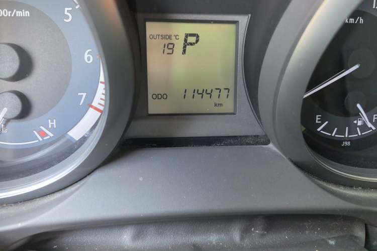Used Toyota Prado  Odometer Close Up