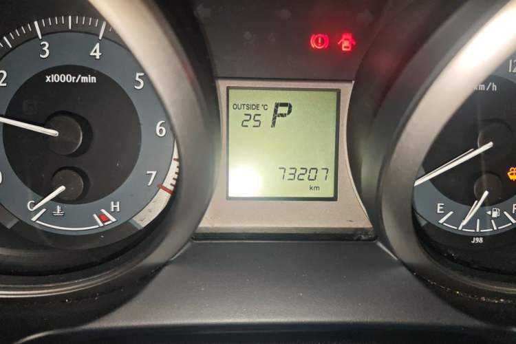 Used Toyota Prado 2016 2.7L Automatic Standard Edition Odometer Close Up