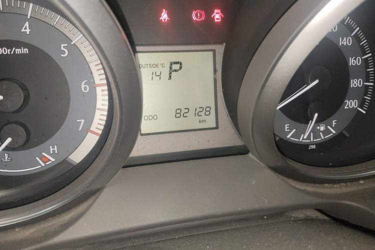 Used Toyota Prado  Odometer Close Up