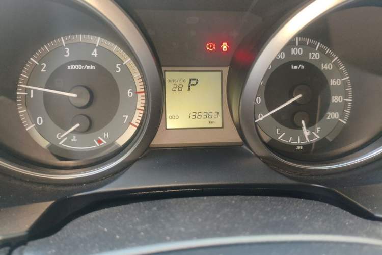 Used Toyota Prado 2016 2.7L Automatic Standard Edition Odometer Close Up