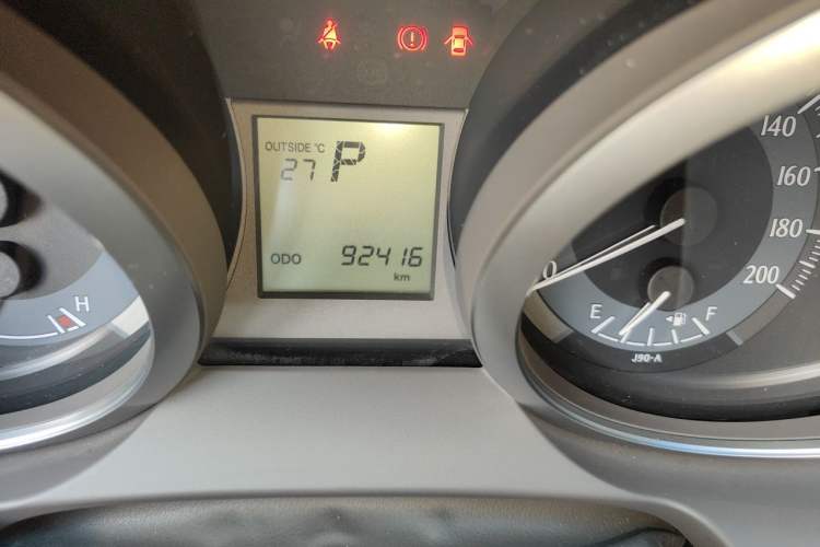 Used Toyota Prado  Odometer Close Up