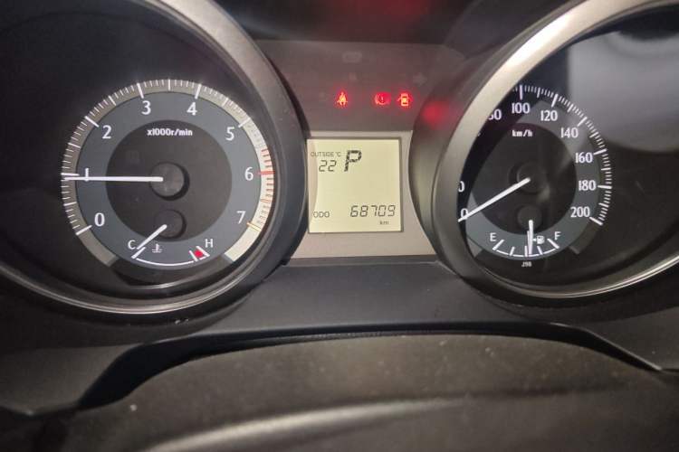 Used Toyota Prado 2016 2.7L Automatic Standard Edition Odometer Close Up