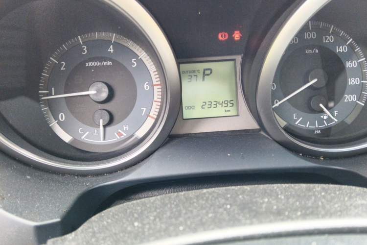 Used Toyota Prado 2016 2.7L Automatic Standard Edition Odometer Close Up