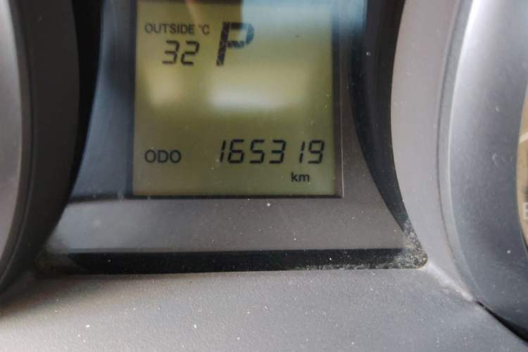 Used Toyota Prado  Odometer Close Up