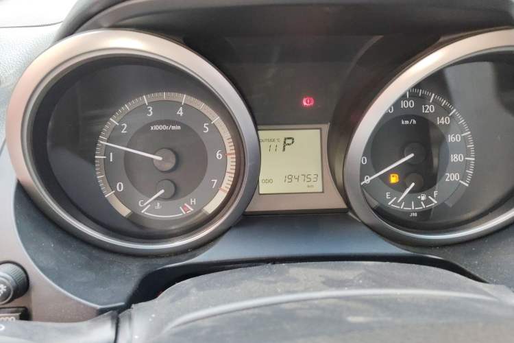 Used Toyota Prado 2016 2.7L Automatic Standard Edition Odometer Close Up
