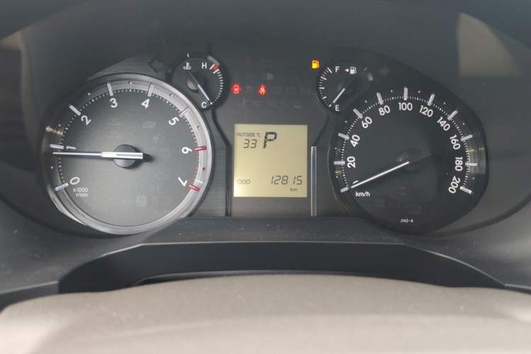 Used Toyota Prado  Odometer Close Up