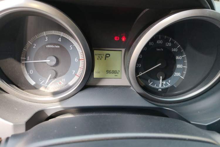 Used Toyota Prado 2016 2.7L Automatic Standard Edition Odometer Close Up