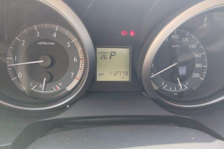 Used Toyota Prado 2016 2.7L Automatic Standard Edition Odometer Close Up