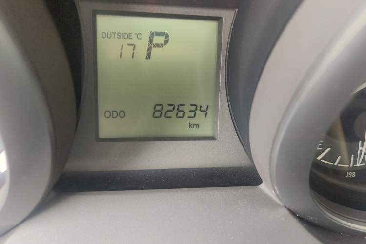 Used Toyota Prado  Odometer Close Up